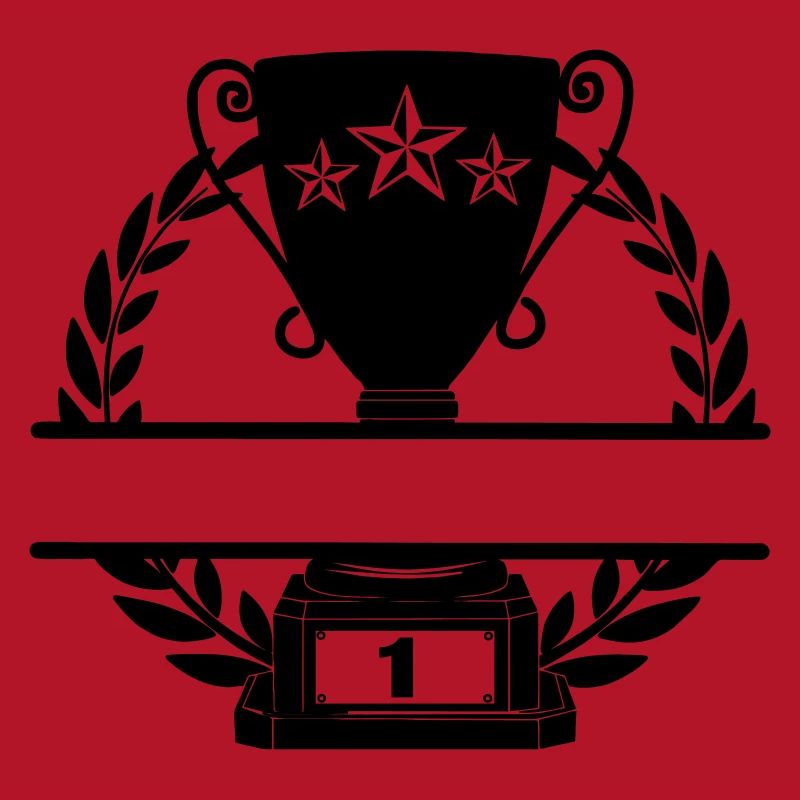 First place cup with nameplate