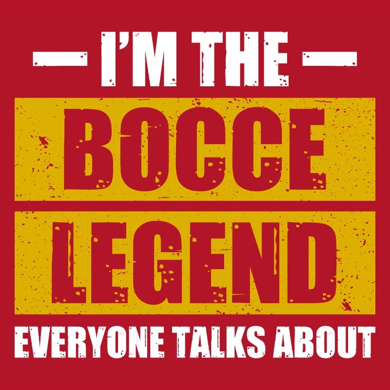 Bocce legend Petanque Boule player