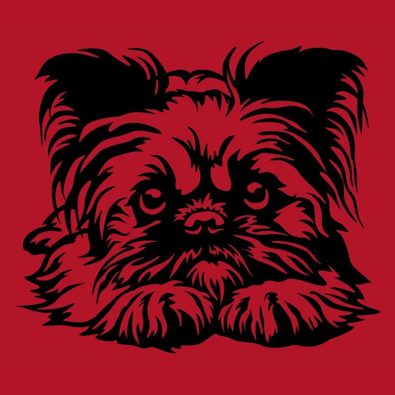 Brussels Griffon Head