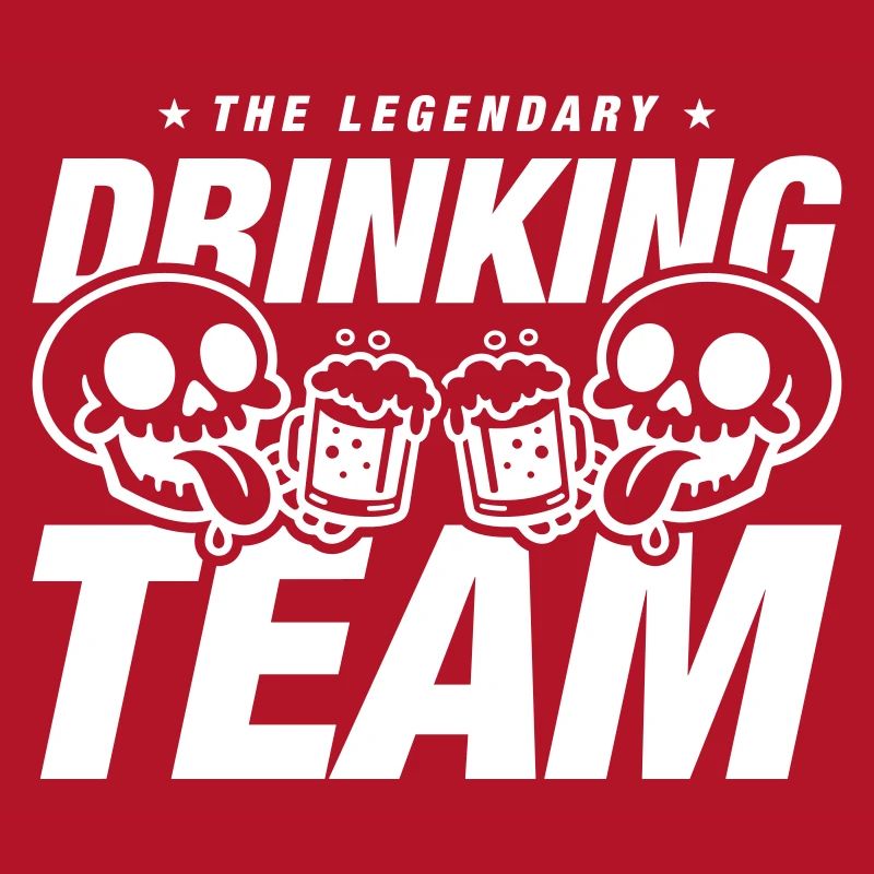 Drinking Team Skeleton Beer