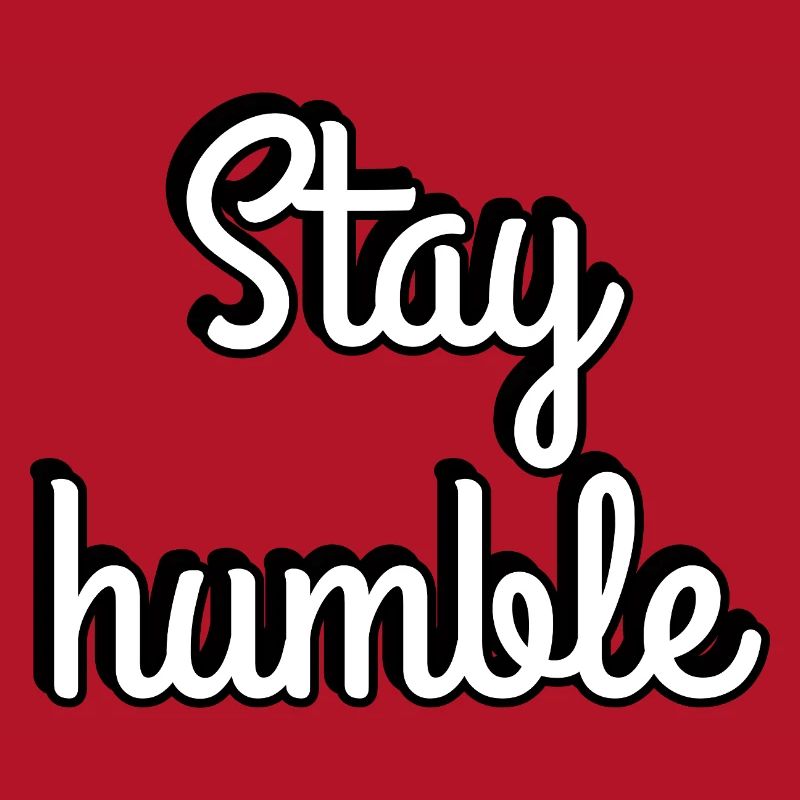 Typographie du script Stay Humble