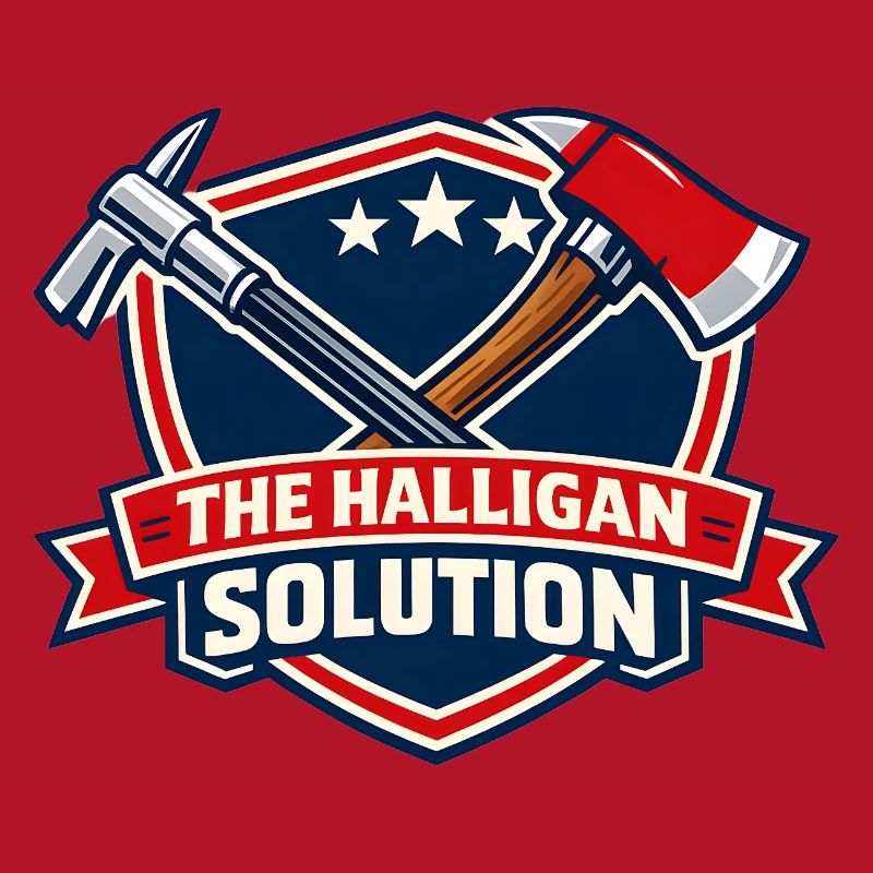 Halligan Solution Shield Graphic