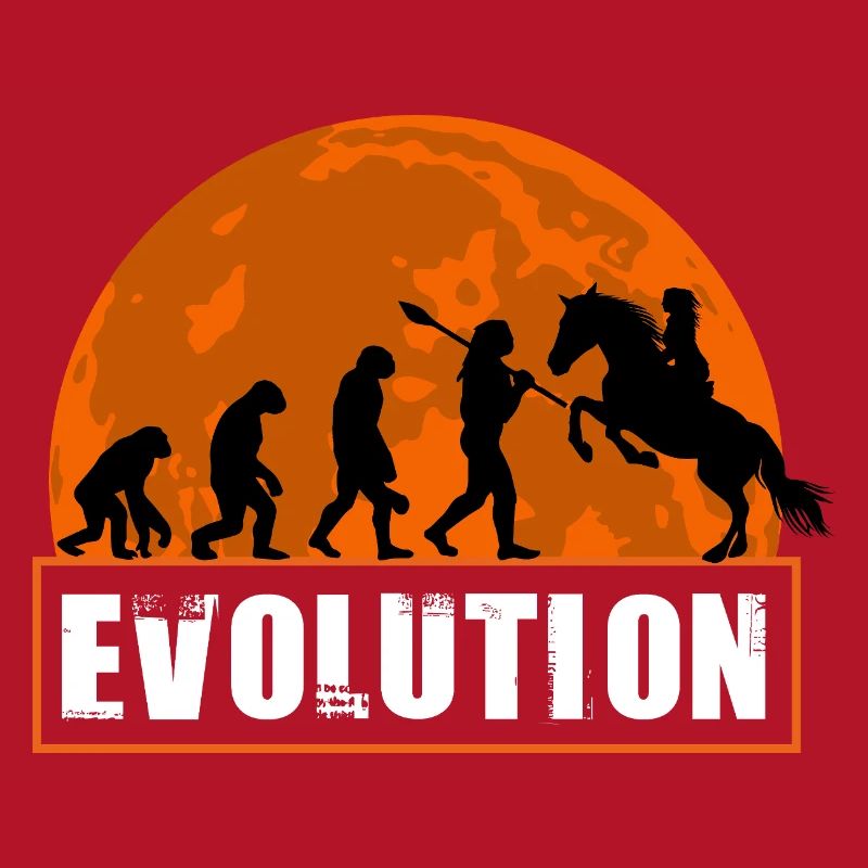 Évolution du jockey de courses de chevaux Cavalier