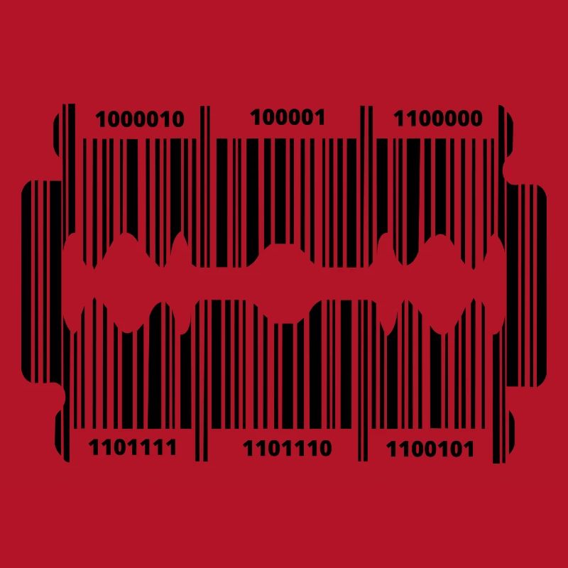 Razor blade with secret code