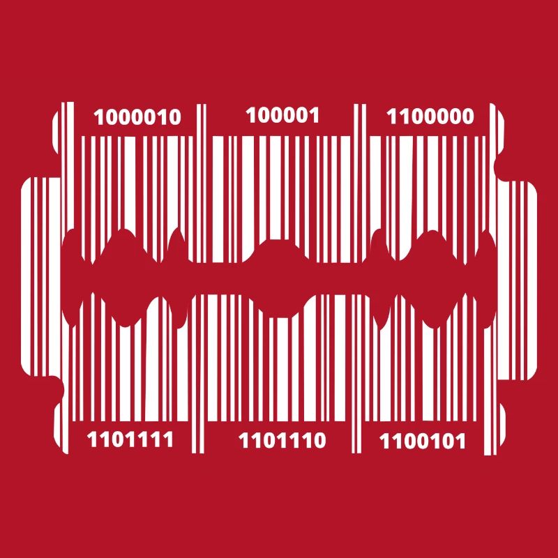 Razor blade with code