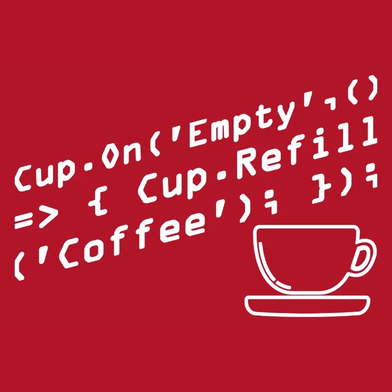 Programmers generate code from coffee