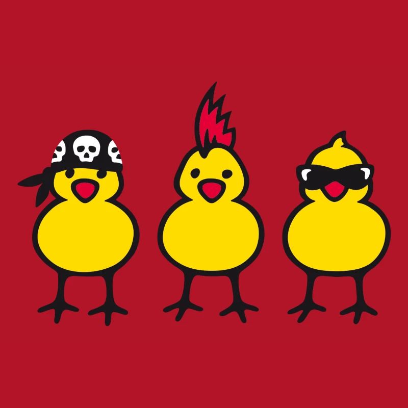 Three Chicks