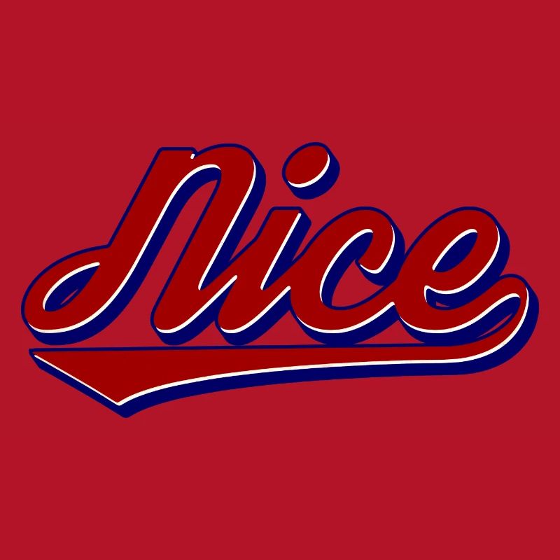 Style de logo rétro Nice Script