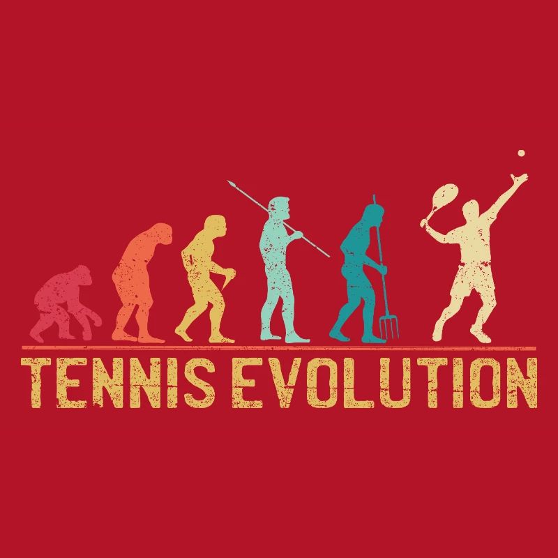 Tennis Evolution Evolution Graphic Design