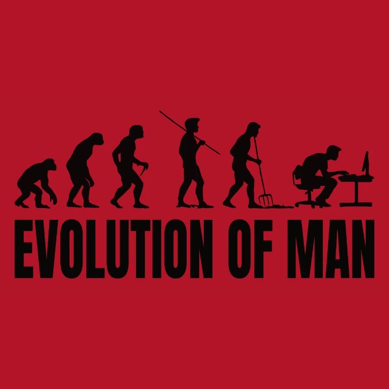 Programmierer Computerfreak Evolution