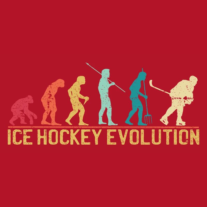 Conception de la silhouette Hockey Evolution