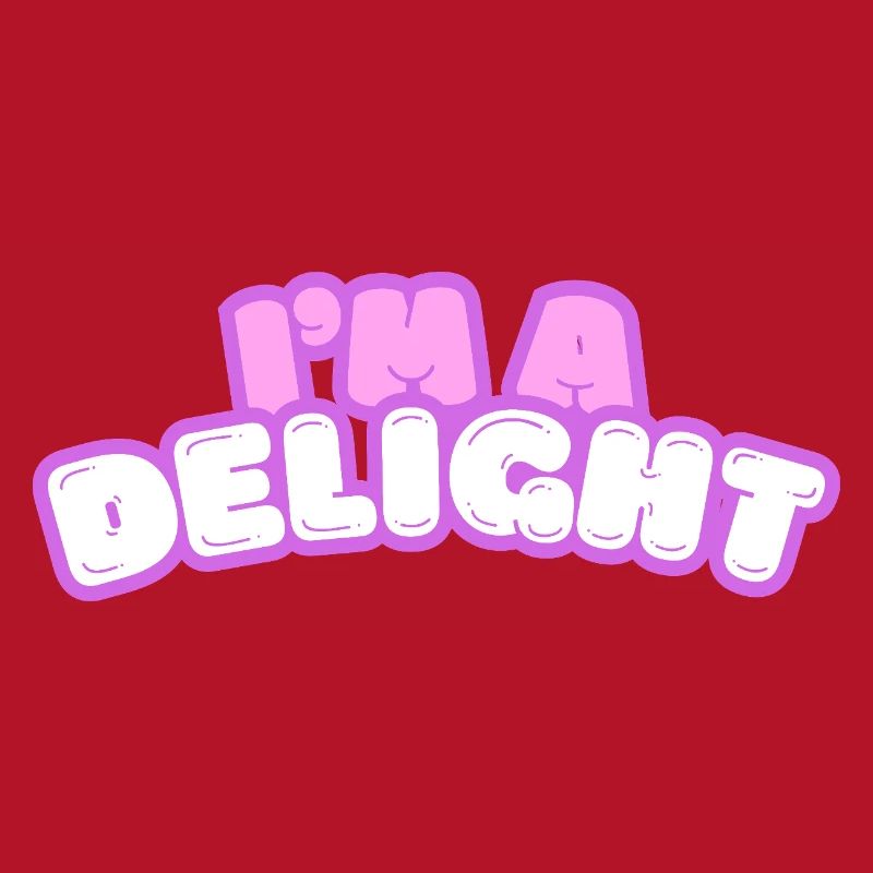 Im Delight Bubble Text