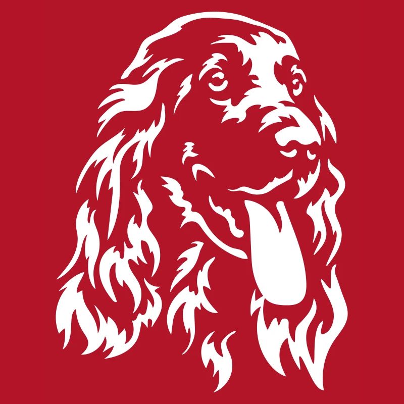 Cocker Spaniel Kopf "Black Edition"