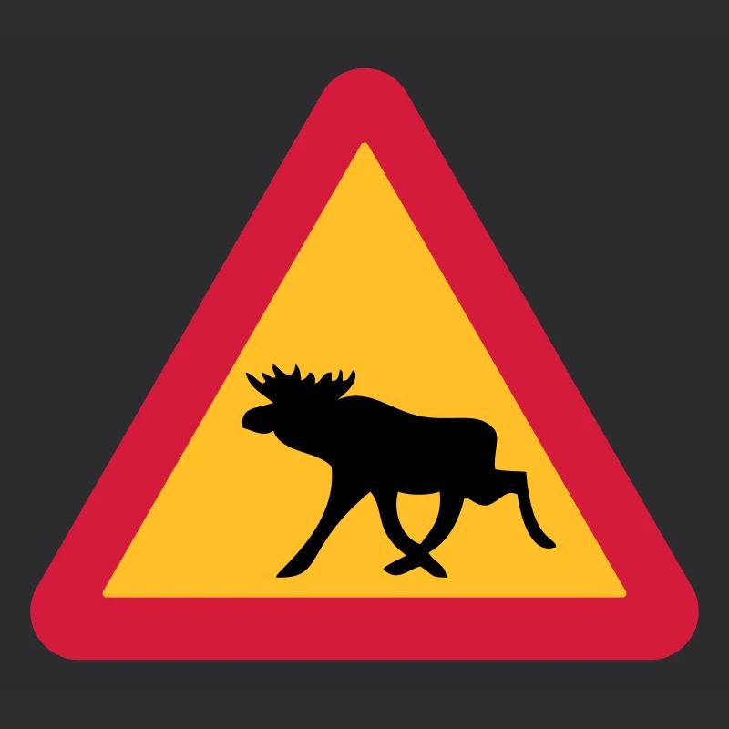 Caution Moose!