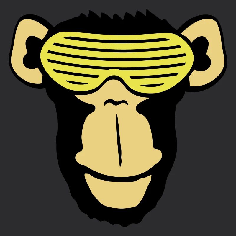 Funky Sonnenbrille Gorilla Cooler Party Affe Spaß