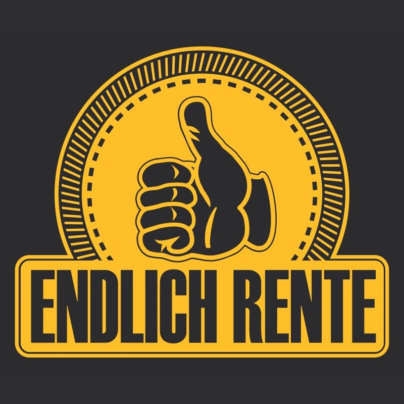 Endlich Rente Daumen hoch