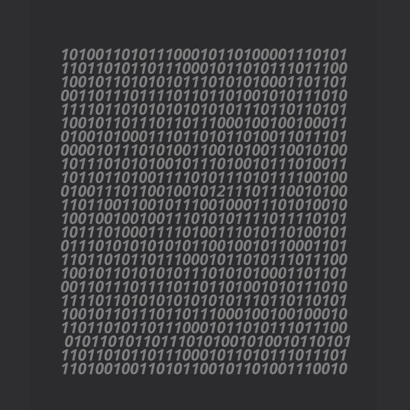 Binary code logo
