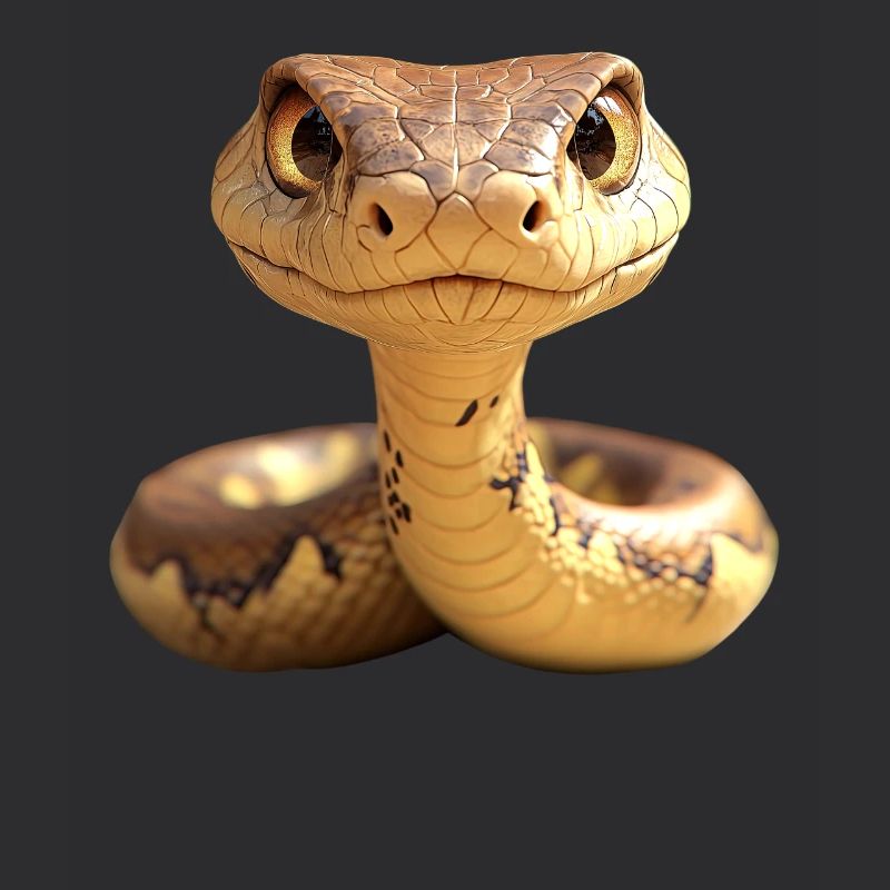 Serpent Python Cobra Mamba Serpent à sonnettes Serpent