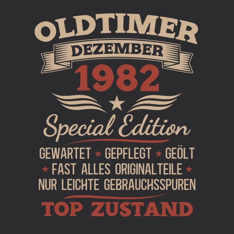43. Geburtstag Geschenk Oldtimer Dezember 1982