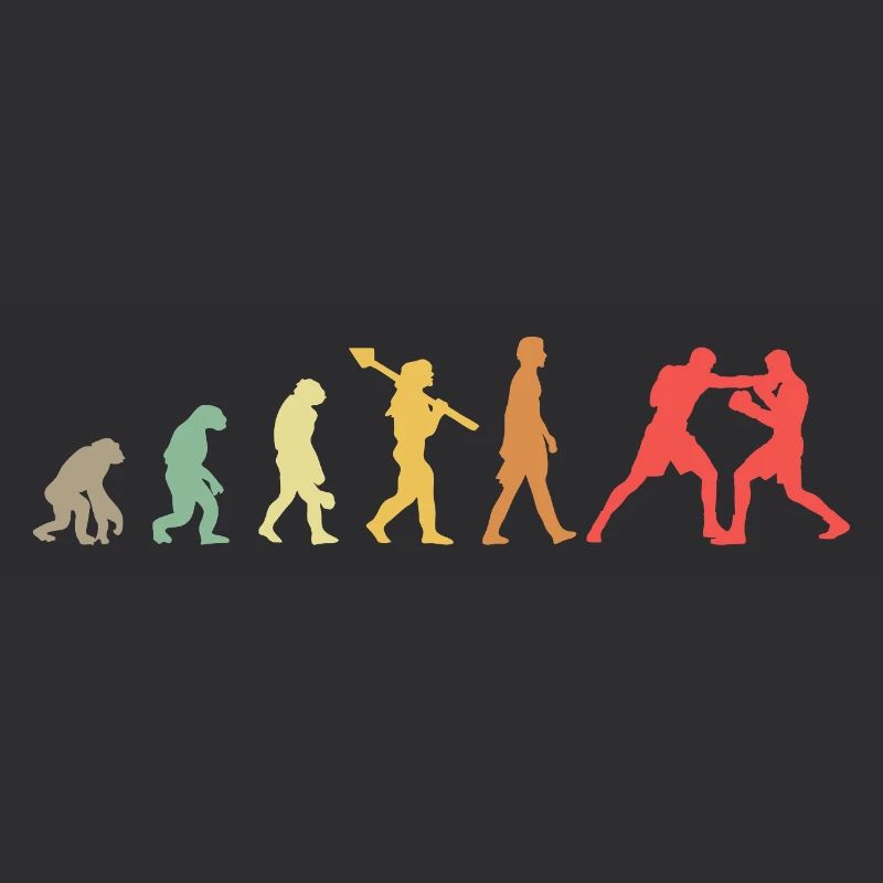Boxing Evolution Boxen Entwicklung Retro