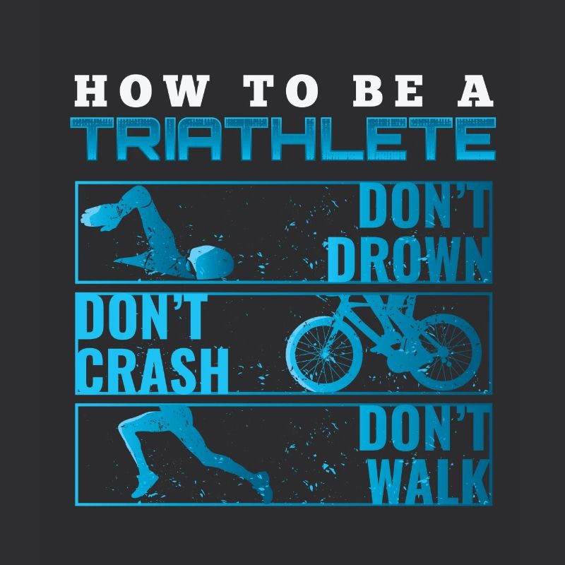 Triathlon Tshirt Geschenk Evolution Männer