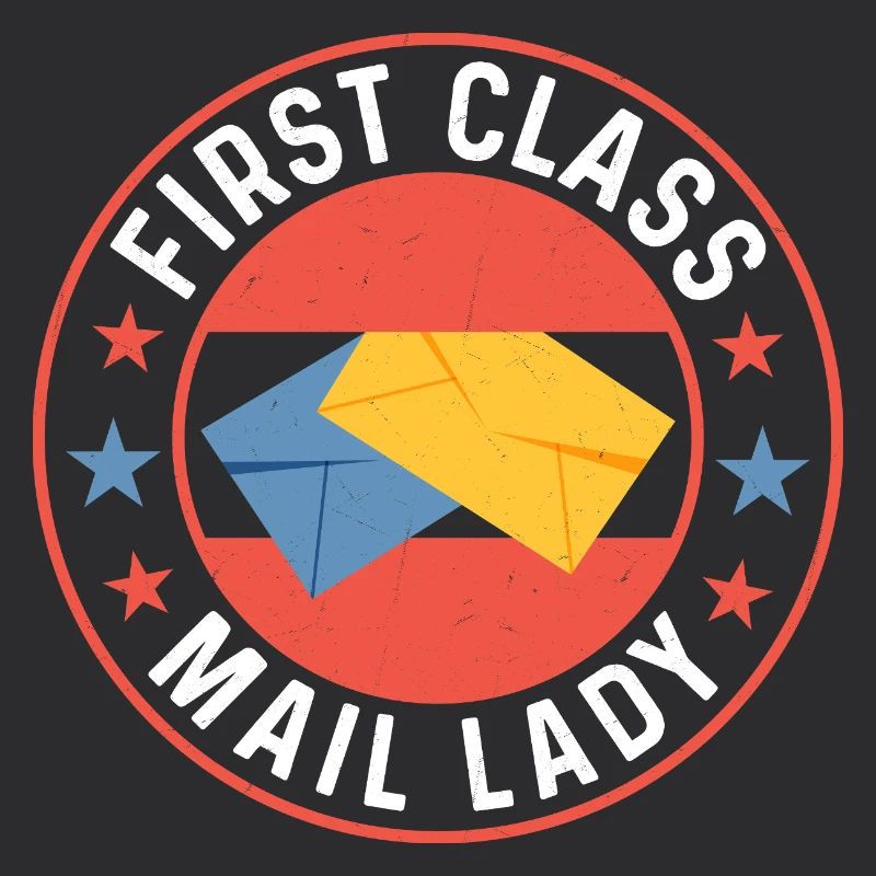 First Class Mail Lady Mail Postal Worker