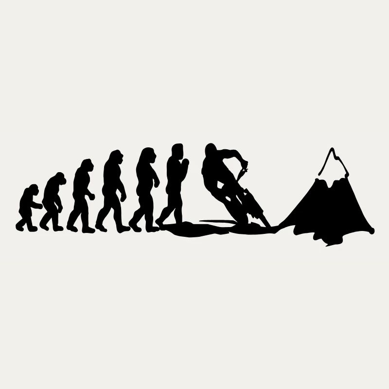 l'évolution de vélo de montagne