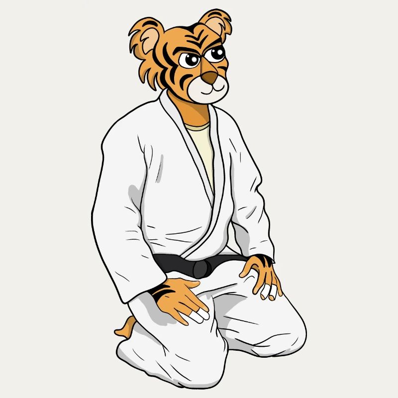 Sei ein Tiger