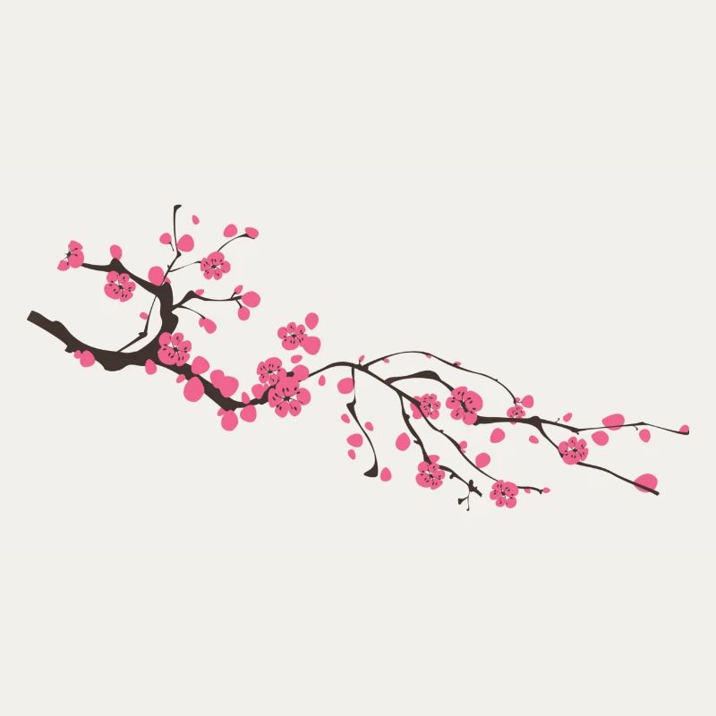 Ast mit Blumen Geschenk Geschenkidee