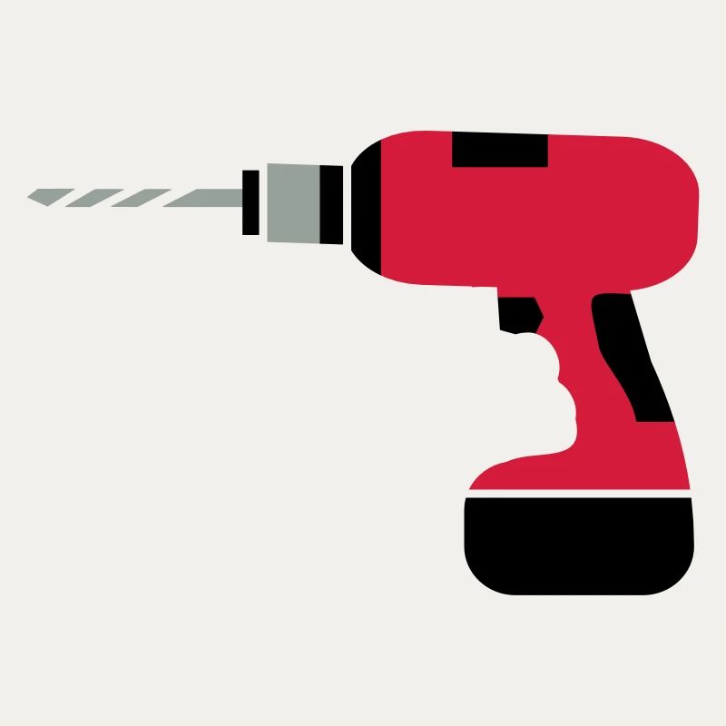 A cordless drill