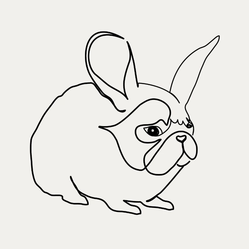 Hase oder Mops