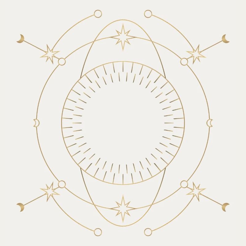 Conception de l’orbite du cercle d’étoile dorée