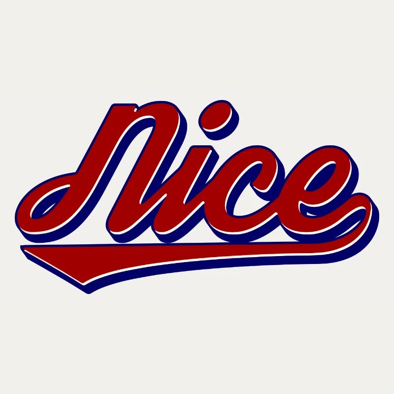 Style de logo rétro Nice Script