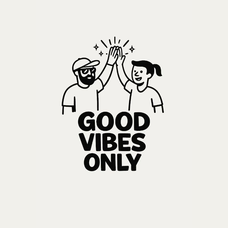 Gute Vibes Only – Freundschaft