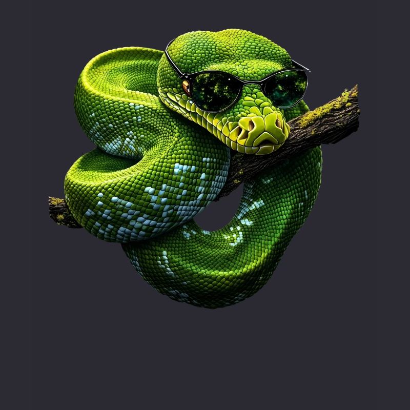 Green Tree Python Snakes Lover Terrarium