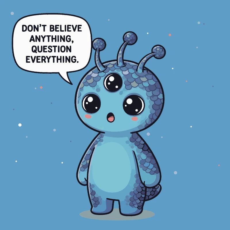 Cute Alien: Statement - Question everything