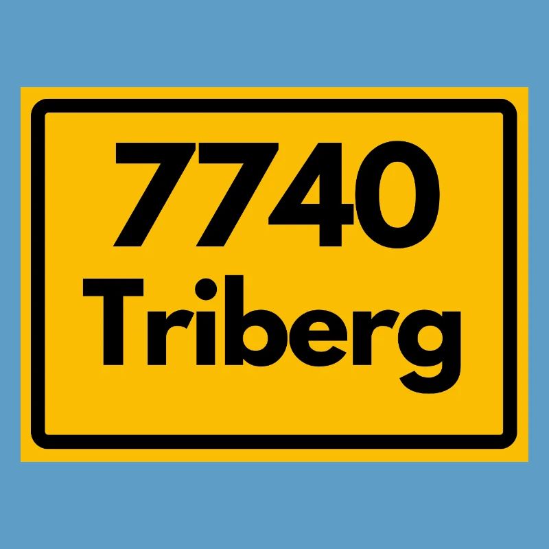 OLD POSTCODE ZIP CODE RETRO 7740 TRIBERG HEIMAT