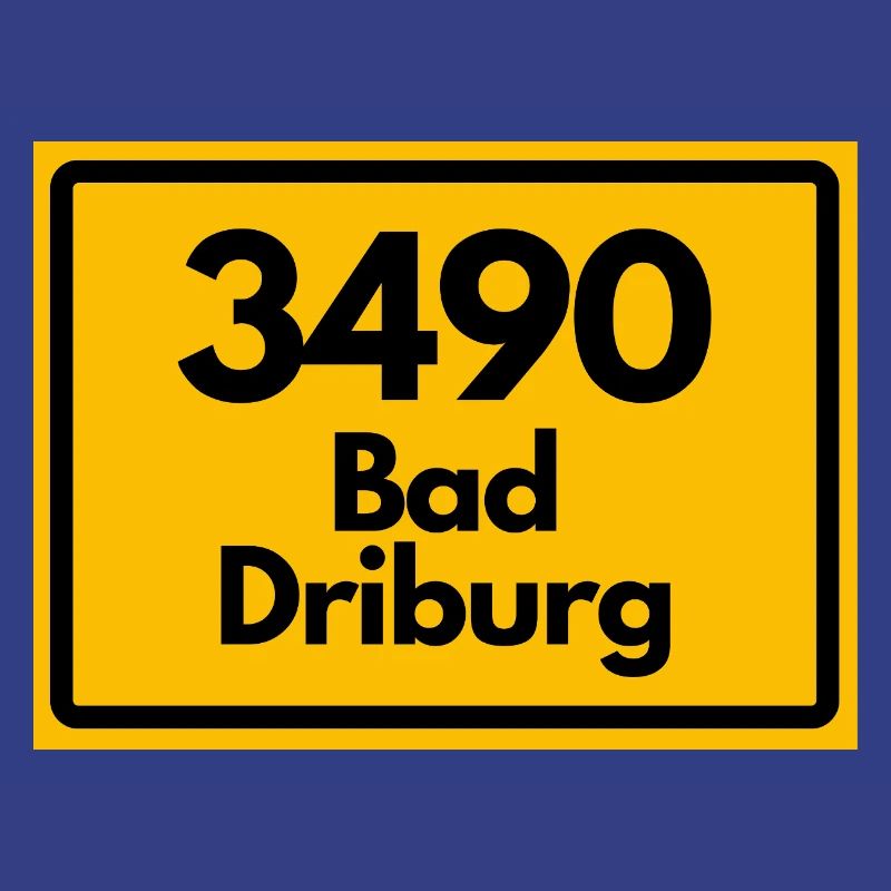 OLD POSTCODE POSTCODE RETRO 3490 BAD DRIBURG