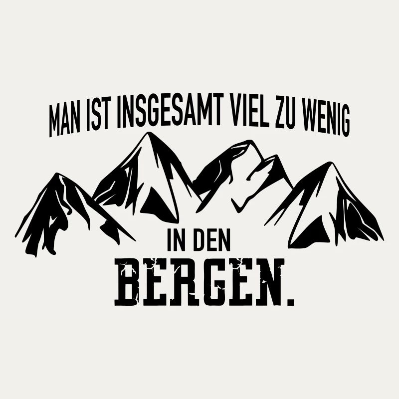zu wenig in den Bergen