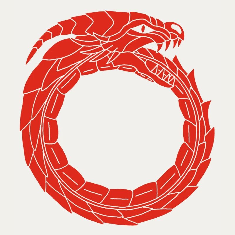 Dragon rouge dévoreur
