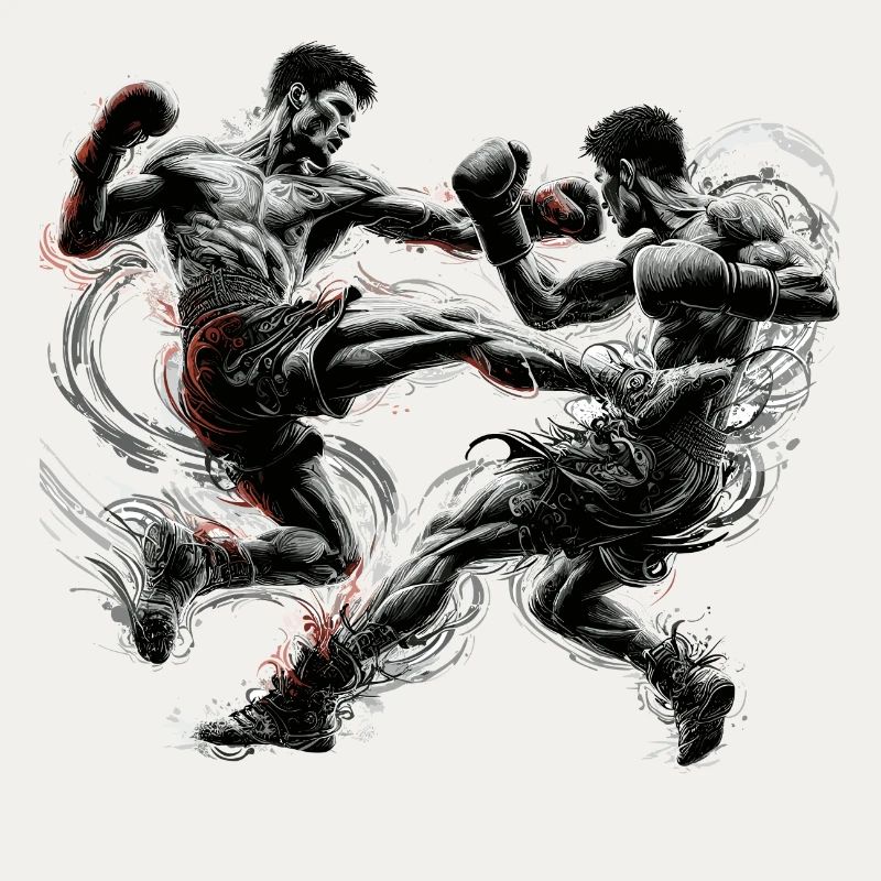 Kickboxing Boxe thaïlandaise Cadeau de boxe Muay Thai