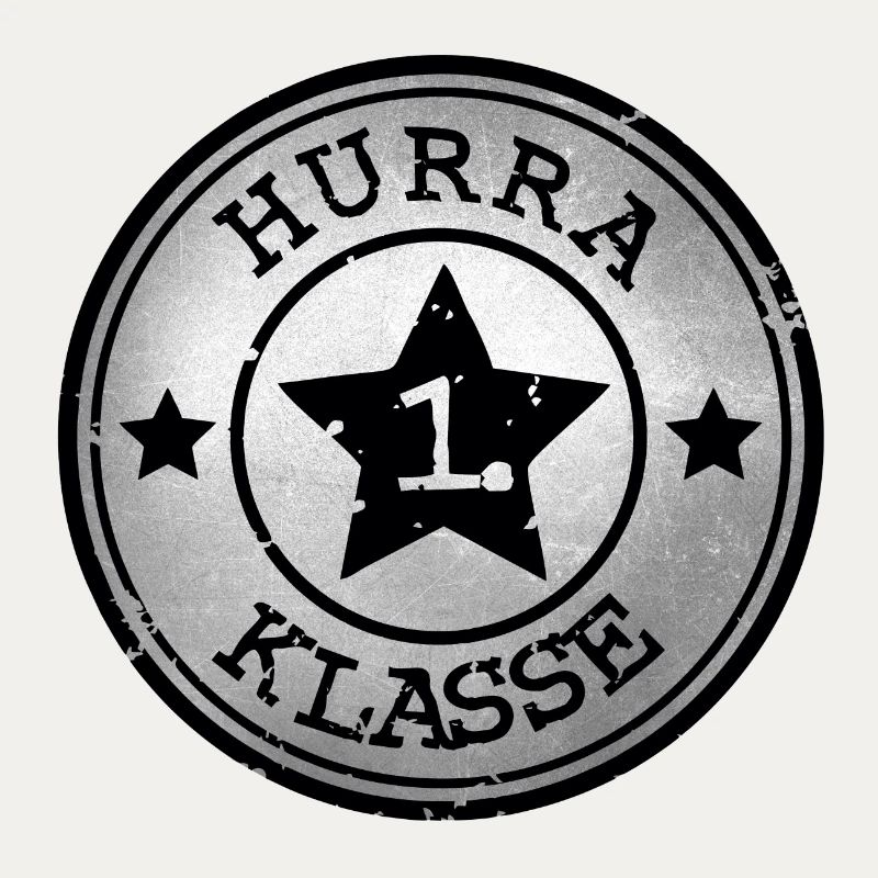 Hooray 1st Class - Star Emblem - Silver Black