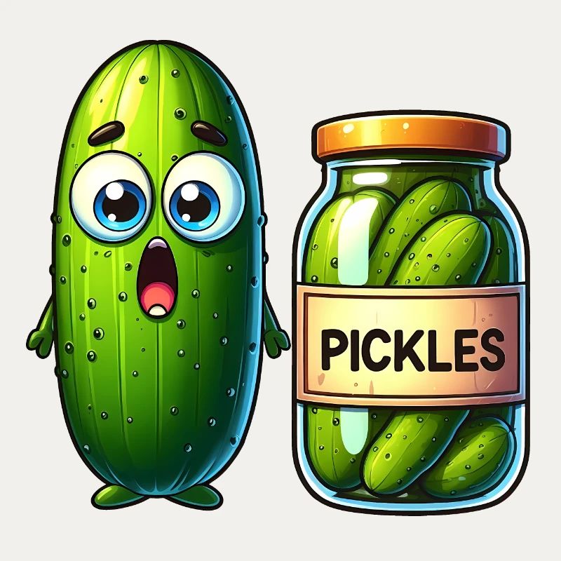 La situation difficile des cornichons au concombre : choqué et choqué !