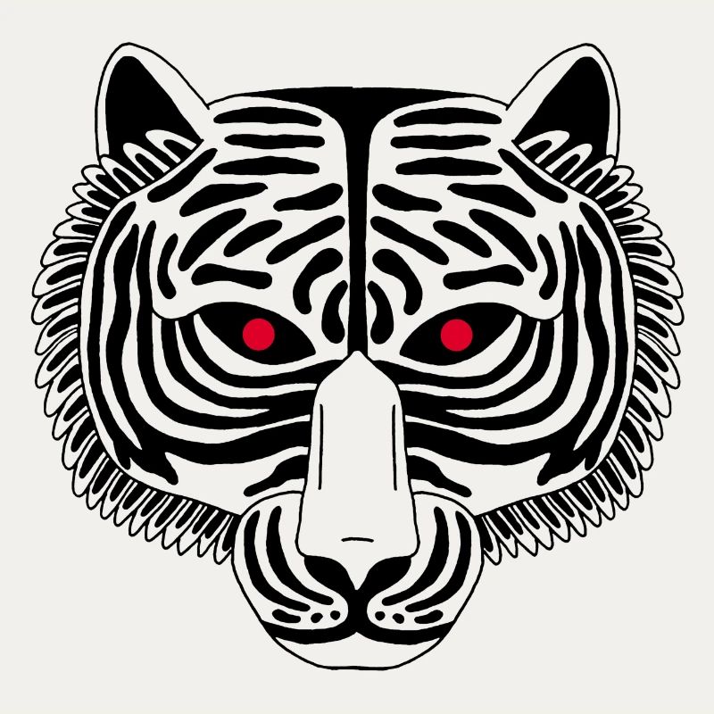 Schwarzer Tiger