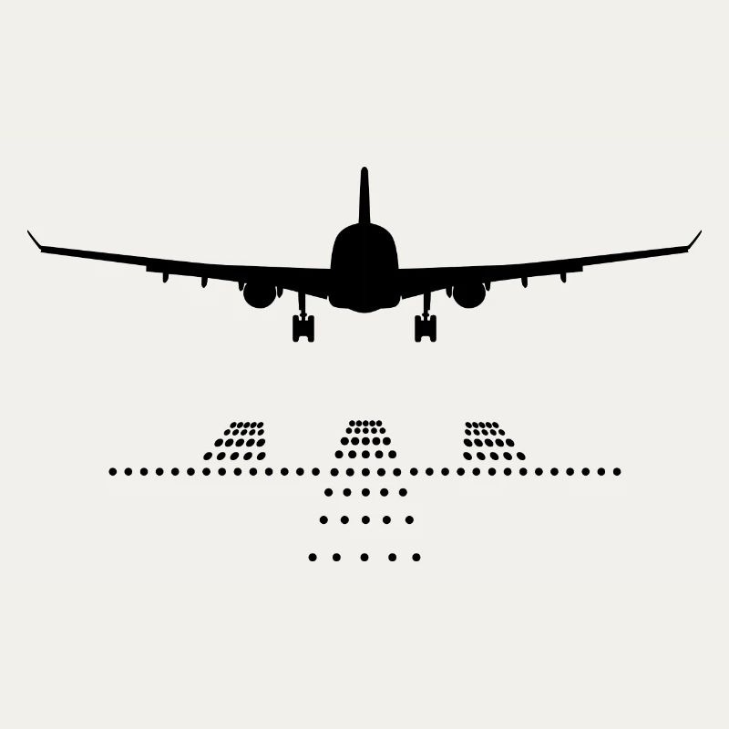 Flugzeug Landebahn
