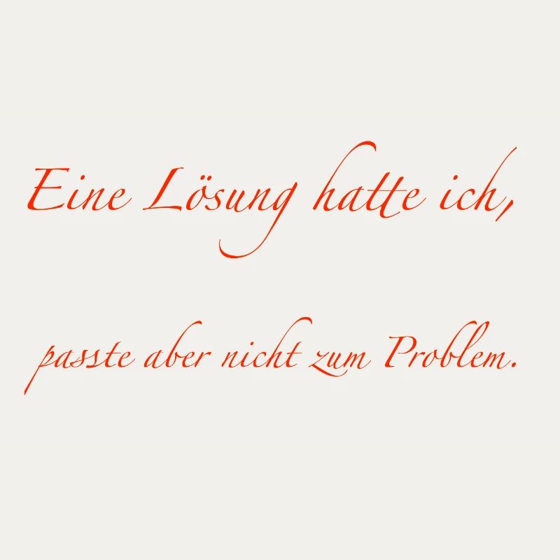 J’avais une solution