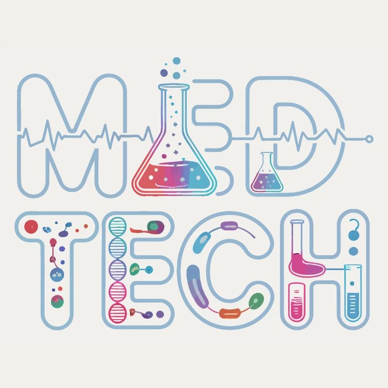 MedTech Laboratory Neon Science Design