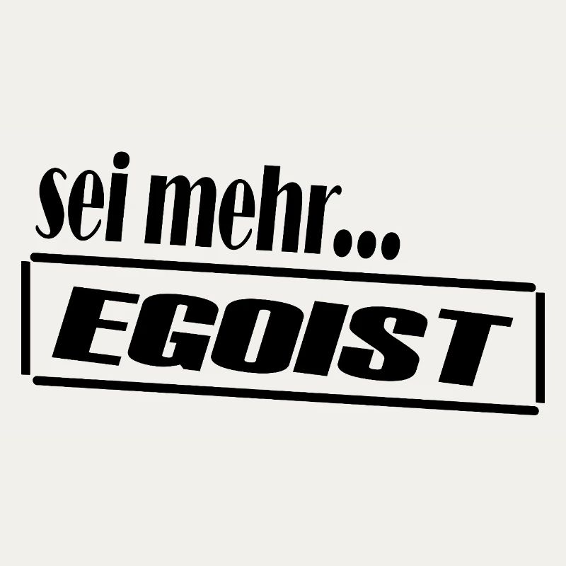 Egoist / Klarer Statement-Look