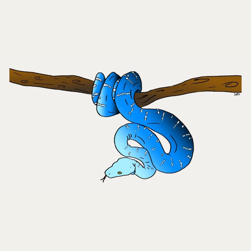 Blaue Schlange