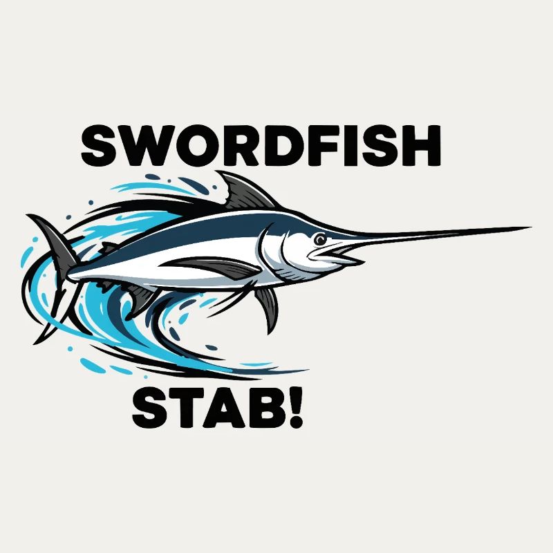 Espadon Stab Épée Mer Swordfish